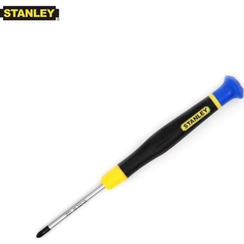 Stanley 1-piece precision micro pozidriv screwdriver pozi PZ0 PZ1 comfortable rubber grip handle electronic tools S2 alloy steel
