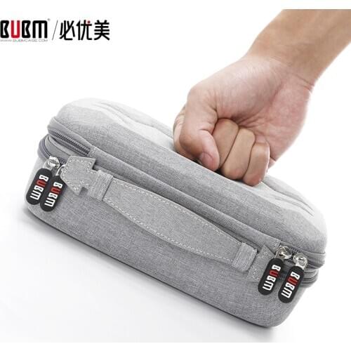 BUBM bag for power bank digital receiving accessories case for ipad cable organizer portable bag for USB