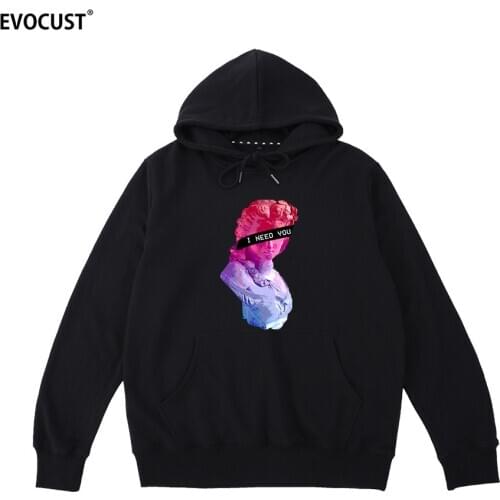 Vaporwave david i need you music Michelangelo Statue HipHop Hoodies Sweatshirts men women unisex Cotton