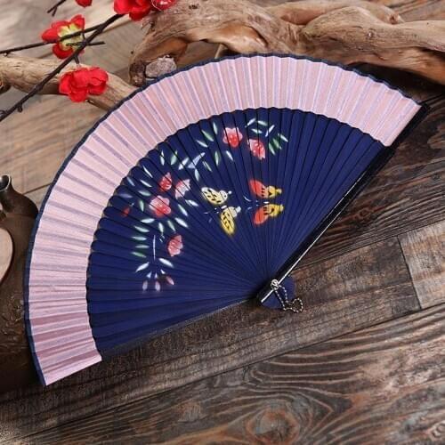 Fan Chinese style folding lady craft fan classical folding fan ancient style
