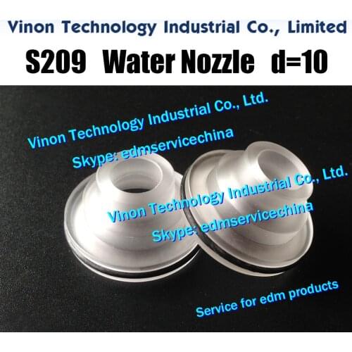 2pcs/set) S209 ID=4mm Water Nozzle Upper 3082207 for AQ.A.AP,AG,AD type 87-3,97-3 WEDM machins Nozzle E4
