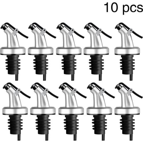 Oil bottle mouth oil bottle stopper kitchen press type oil guide nozzle pour nozzle oil bottle cap soy sauce bottle stopper