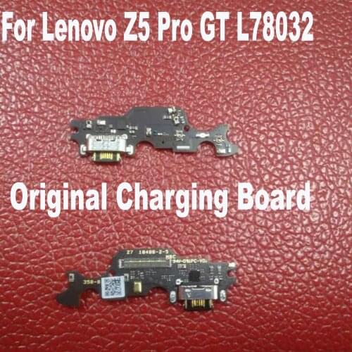 100% Original New For Lenovo Z5 Pro GT L78032 Microphone Module USB Charging Port Charge Board Flex Cable Connector Phone Parts