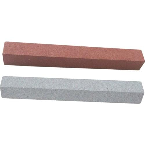 2 Pieces Guitar Bass Maintenance Repair DIY Sanding Tool Grinding Stone for Frets Nut Bridge Pin Peg