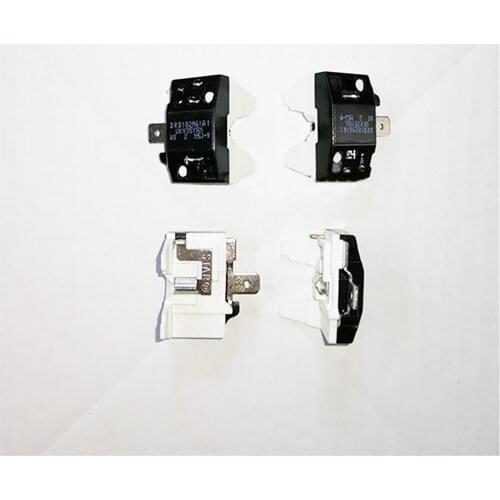 2pcs Replacement Refrigerator Overload Protector 600A DRB182M61A1 UKV35YAX Freezer Compressor Flat Protector Repair Parts