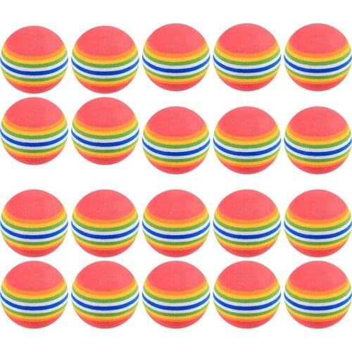 20Pcs Golf Balls EVA Golf Training Balls Golf Practice Balls Soft Balls for Golf Practice Indoor Outdoor