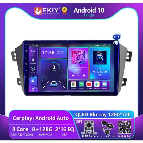 EKIY 9'' IPS Car Radio Android 9.0 For Geely Emgrand X7 1 GX7 EX7 2011-2019 Stereo Multimedia Video Player BT Wifi DVD Head Unit