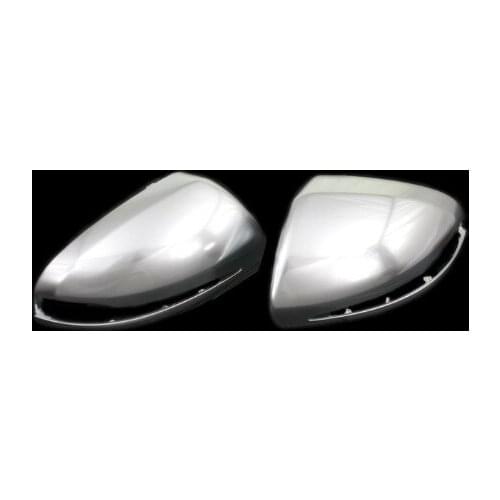 Free Shipping car styling Matt Chrome Side Mirror Cap Replacement for Mercedes Benz W205 C Class LHD