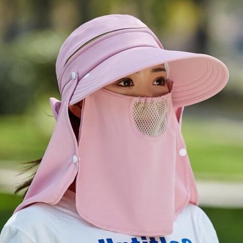 Zipper Detachable Design Baseball Caps Visor Girls Empty Top Hat Outdoor Sunscreen Motorcycle Hat Travel Trekking Hat Sun hats