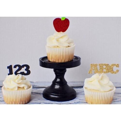 Glitter Teacher Cupcake Toppers bachelorette Party wedding birthday baby bridal shower party toothpicks