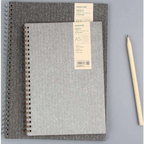 A5 24 rings B5 30 rings Spiral Bound Notebook With Dotted Line Inside Pages