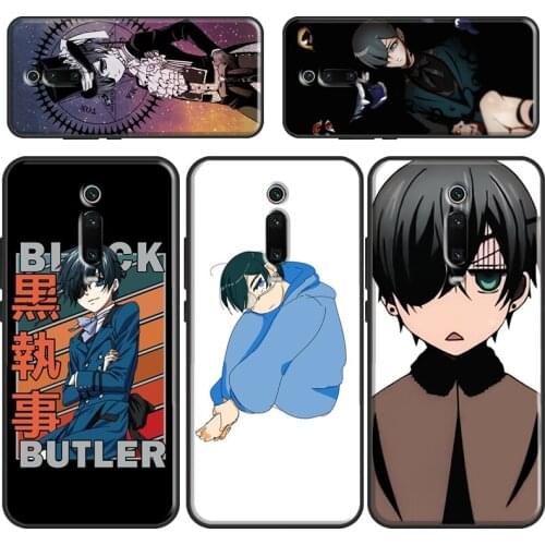 Black Butler Ciel Phantomhive Phone Case For Xiaomi Mi 11 Lite Ultra 9 10 9T 10T Pro POCO M3 Pro F2 F3 POCO X3 Pro Cover
