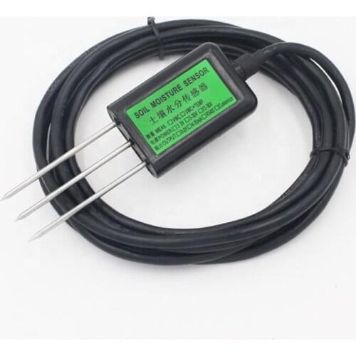 Soil Humidity Sensor Temperature Soil Electrical Conductivity Sensor Meter - Output Soil Moisture EC SENSOR RS485 4-20ma 0-5V