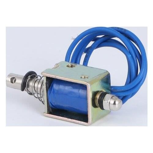 JF-0520B through push-pull frame type DC electromagnet 12V/24V suction 4N