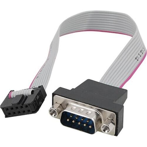 IMC Hot DB9 RS232 to 10 pin Ribbon Cable Connector Adapter