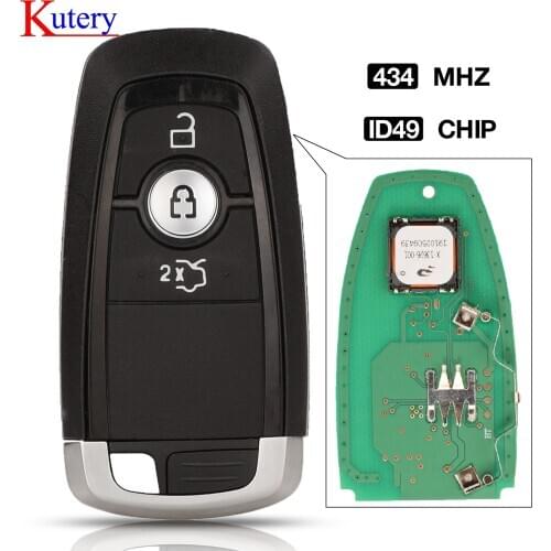 Kutery ID49 434MHz Smart Proximity Key for Ford Mondeo Mustang Fusion F-250 F-350 F-450 F-550 2017