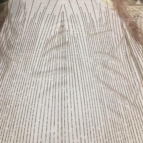 Fashion french net fabric with glued glitter SYJ-12017 for wedding dress