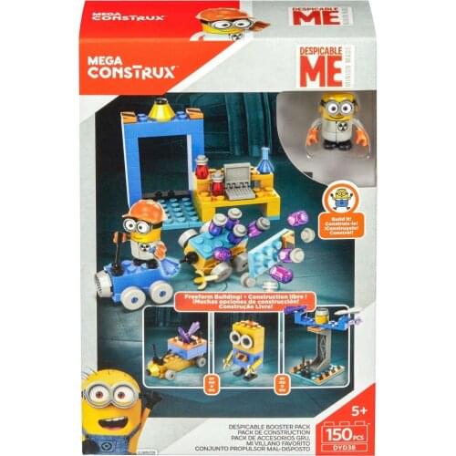 Mega Construx Despicable Me Minons Free Form Building Set 150pcs/pzs -5years old Children Toys Festival Christmas Gift