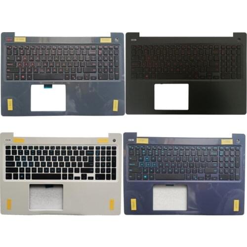 New US Laptop keyboard for DELL Gaming 15-3000 G3 3579 G3-3579 English Keyboard with Palmrest upper cover