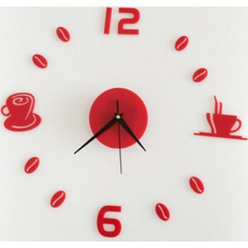 New wall clock quartz watch Modern Acrylic mirror diy clocks Living Room 3d horloge murale Stickers relogio de parede Mugs