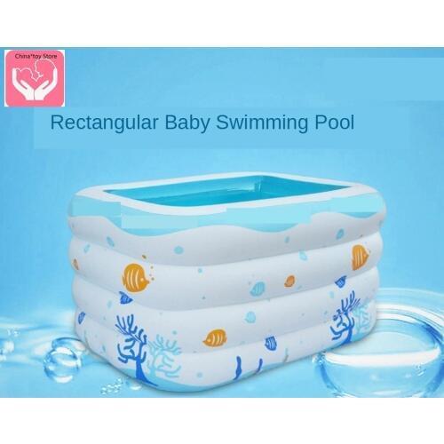 New PVC Environmentally Friendly Bathing Pool Large Thickened Inflatable Infant Baby Inflatable Swimming Pool Inflation