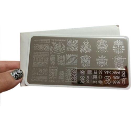 Nail Art Stamping Plates DIY Flowers Beauty Stamp Polish Printing Nail Art Templates Manicure Decorations