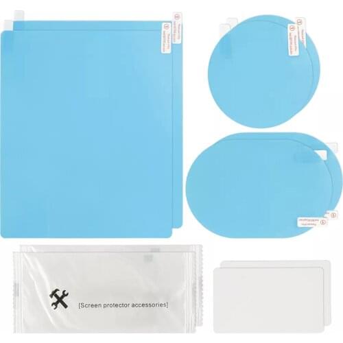 6pcs/set Car Door Mirror Window Anti Fog Film Waterproof Protective Films