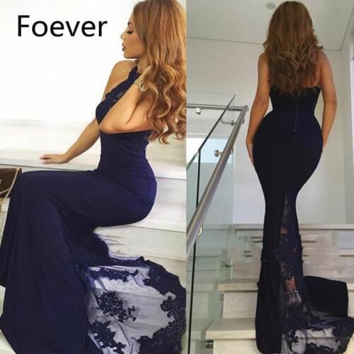 Navy Blue Evening Dresses 2019 New Arrival Red Carpet Formal Holiday Wear Celebrity Party Gowns Plus Size Custom Made