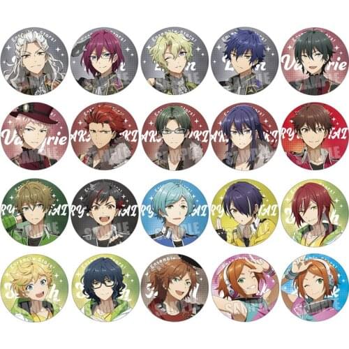 1pc Ensemble Stars Anime Oogami Koga Otogari Adonis Aoi Yuta Valkyrie 2nd 58mm Iron Badges Brooch