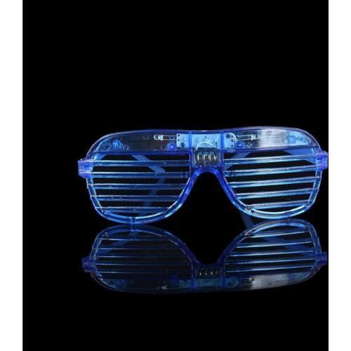2019 Fashion LED Glasses Glow In The Dark Sunglasses Neon Helloween Chrismas Concert Party Flashing Eyewear decoration Supplies