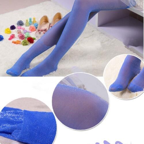 3pairs Lot Women Sexy Thin Tights Candy Color Girls Stockings Bling Panty Hose Female High Waist Tights Hosiery Meias Collant