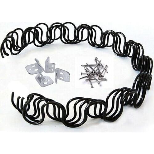 5PCS Sofa cushion repair zigzag inner spring metal pocket coil sofa seat snake spring