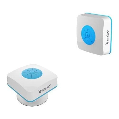 Bluetooth Speakers Sunstech SPBTSHOWER 500 mAh 3W White Blue