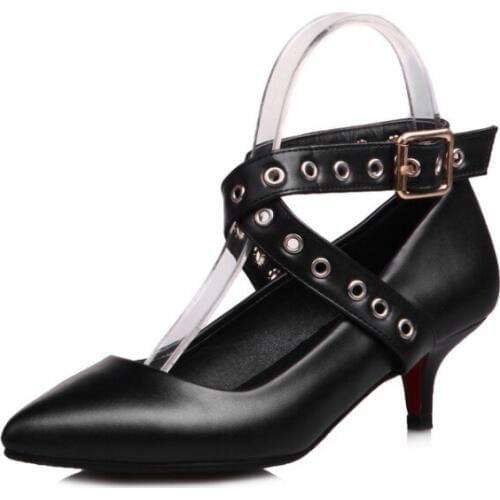 Big Size Pointed fashion high heel single shoes ladies high heels women shoes woman pumps