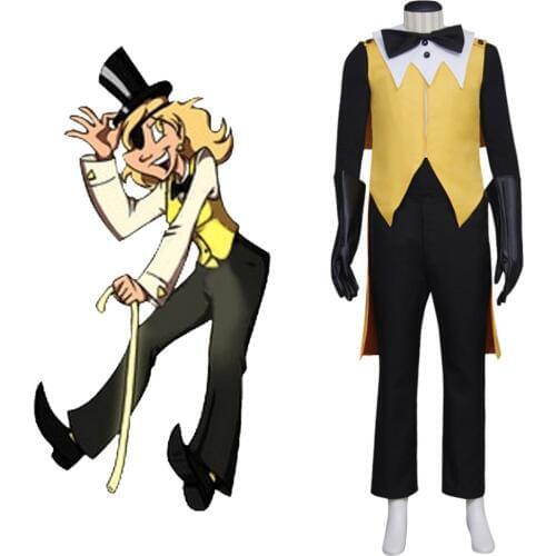 Gravity Falls Bill Cipher Cosplay Costume Suit Adult Halloween Carnival Cosplay Costume