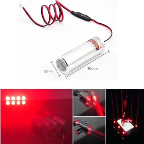 Red Laser Head for KTV Bar DJ Stage Fat Beam 650nm 130mw Red Laser Diode Module Decorative Show Light Escape Room