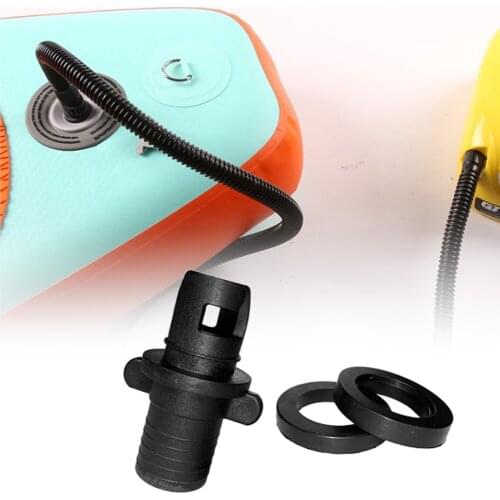 Air Valve Cap Screw Hose Adapter Connector For Inflatable Boat Fishing Kayak Upward Start Surfboard Valve Connector