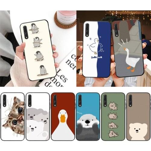 Zororong Cute Cartoon animals Phone Case For Xiaomi 9 10 11 PRO LITE Redmi NOTE 7 8 9 A PRO K20 30 PRO