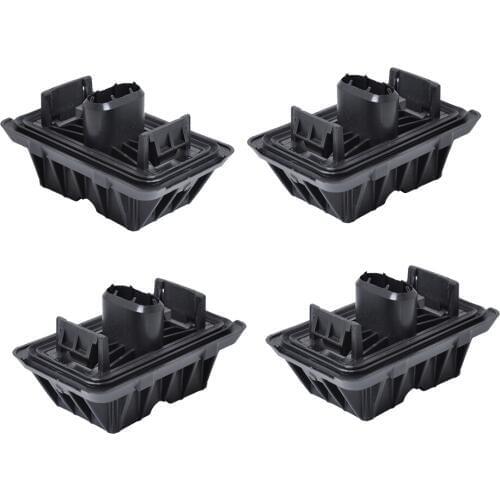 Pack of 4 Under Car Jack Lifting Support Pad for BMW E60 E61 X3 51717065919 Plastic Material Black Color