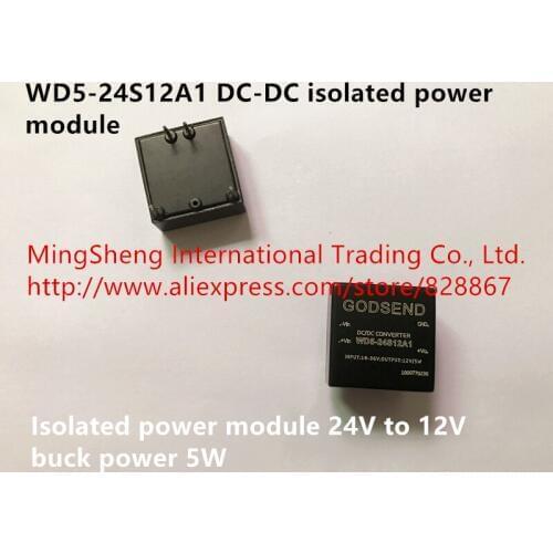 Original new 100% WD5-24S12A1 DC-DC isolated power module 24V to 12V buck power 5W