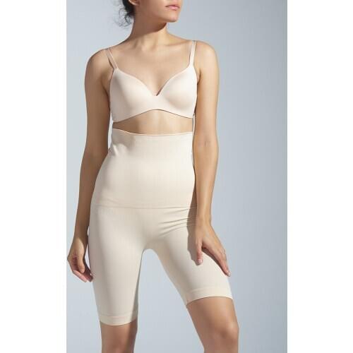 SH-0009 High Waist Invisable Silicone Non-slip Shaper Shorts Large Size Shapewear Underwear