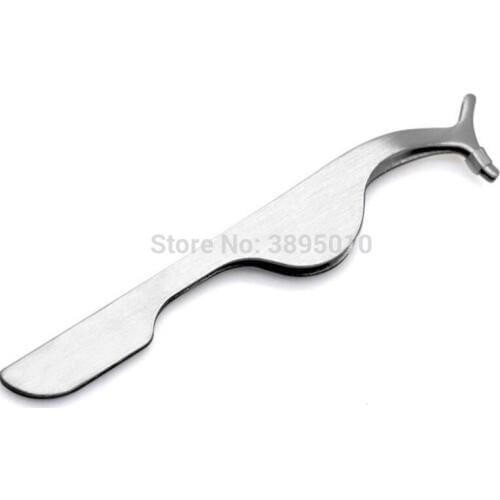 Eyelash Tweezers Beauty Makeup Tools Multifunction Stainless Auxiliary False Eyelash Curler Clip Make Up Accessories Tools F1111