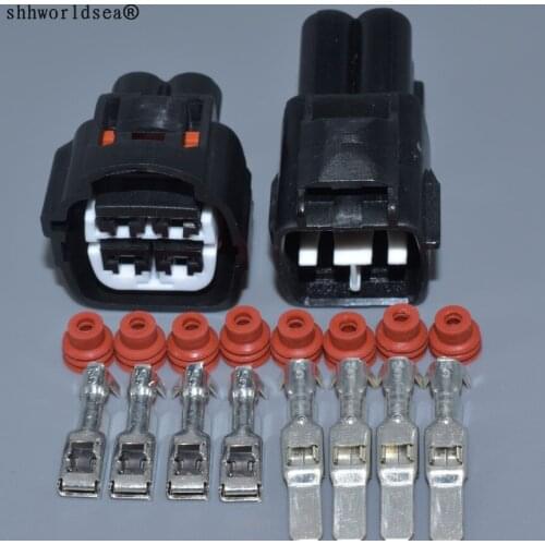 Shhworldsea 4 Pin 4.8m 7283-7041-40 7282-7041-40 Waterproof Automotive Engine System Connector Sealed Auto Fan Socket For Toyota