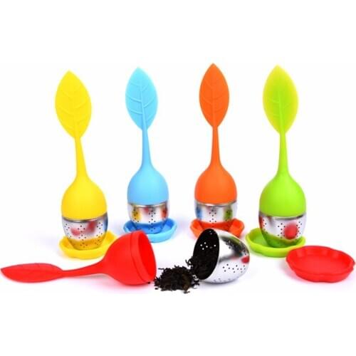 1PCS Strawberry Tea Infuser Stainless Steel Tea Ball Leaf Tea Strainer for Brewing Device Herbal Spice Filter Tea Accessories