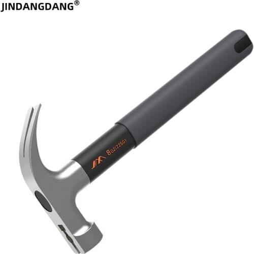 Heavy-Duty Claw Hammer Woodworking Nail Puller Multifunctional Anti-Skid Shockproof Steel Percussion Hammer Hand Tool