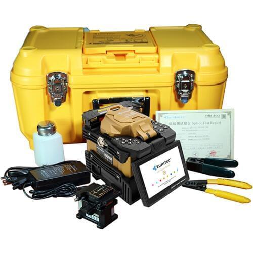 Tumtec V9 6 motors long distance trunk fusion splicer optical fiber splicing machine equal to INNO view 7