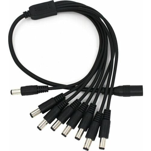 Universal DC Adapter Multi-Purpose Switching Power Supply Equipped with 8 Optional Plugs for Household Electronic Laptop Charger