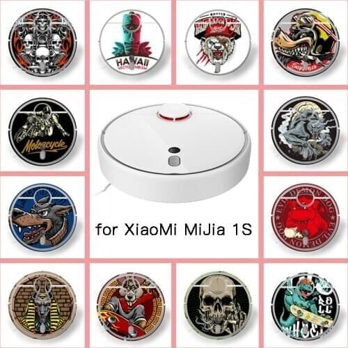 Provide Customized Custom Vinyl Anime Sticker for xiaomi Robot MiJia Robotic 1S Vacuum Cleaner Skin Spare Parts Accessories