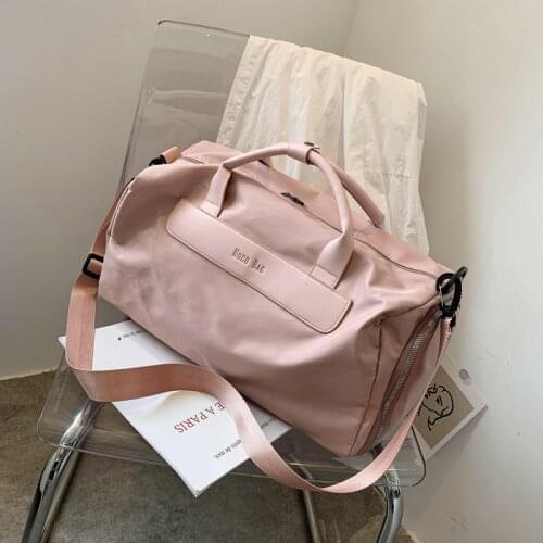 Gym bag large capacity travel bag female short distance lightweight dry and wet separation yoga exercise gym bag handbag male