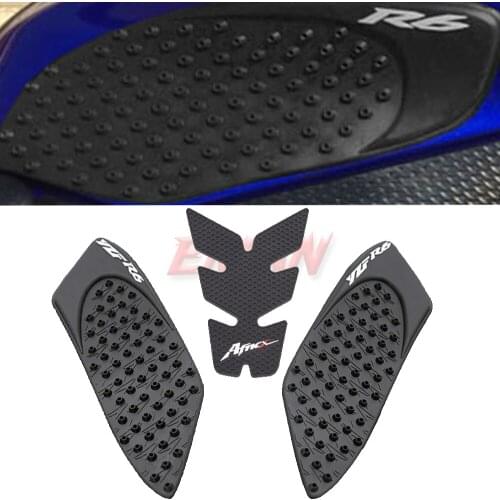 Motorcycle Decoration Protection Decal Rubber Non-Slip Fuel Tank Pad Protector Stickers For Yamaha Yzfr6 Yzf R6 2006-2007 New